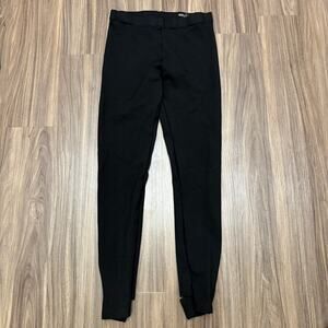 Club Monaco Stirrup Pants Black Leggings Size Small